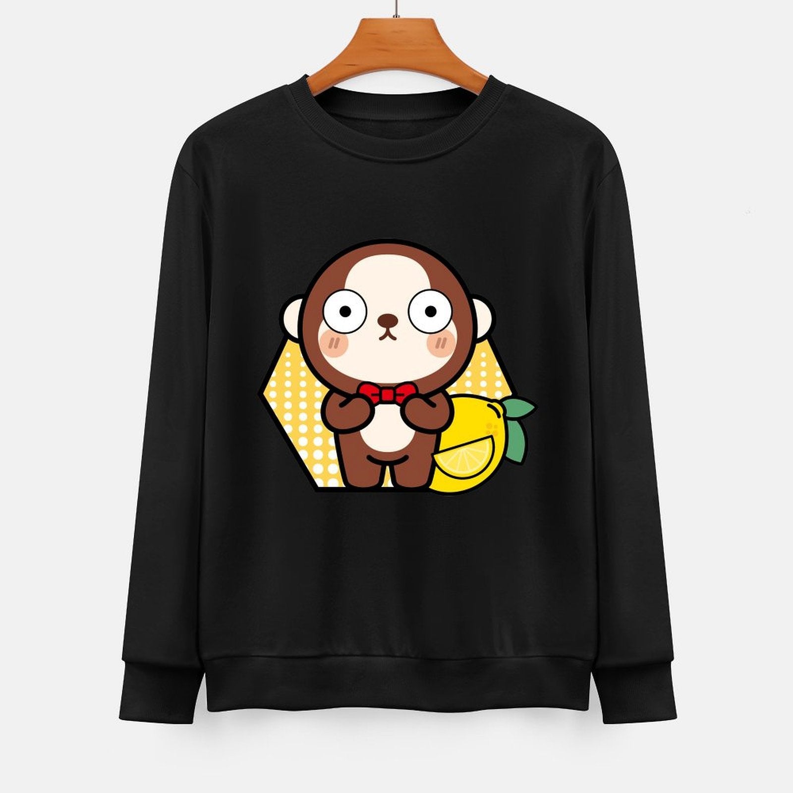 Front Patterned Long Sleeve TopActiveStyle Street